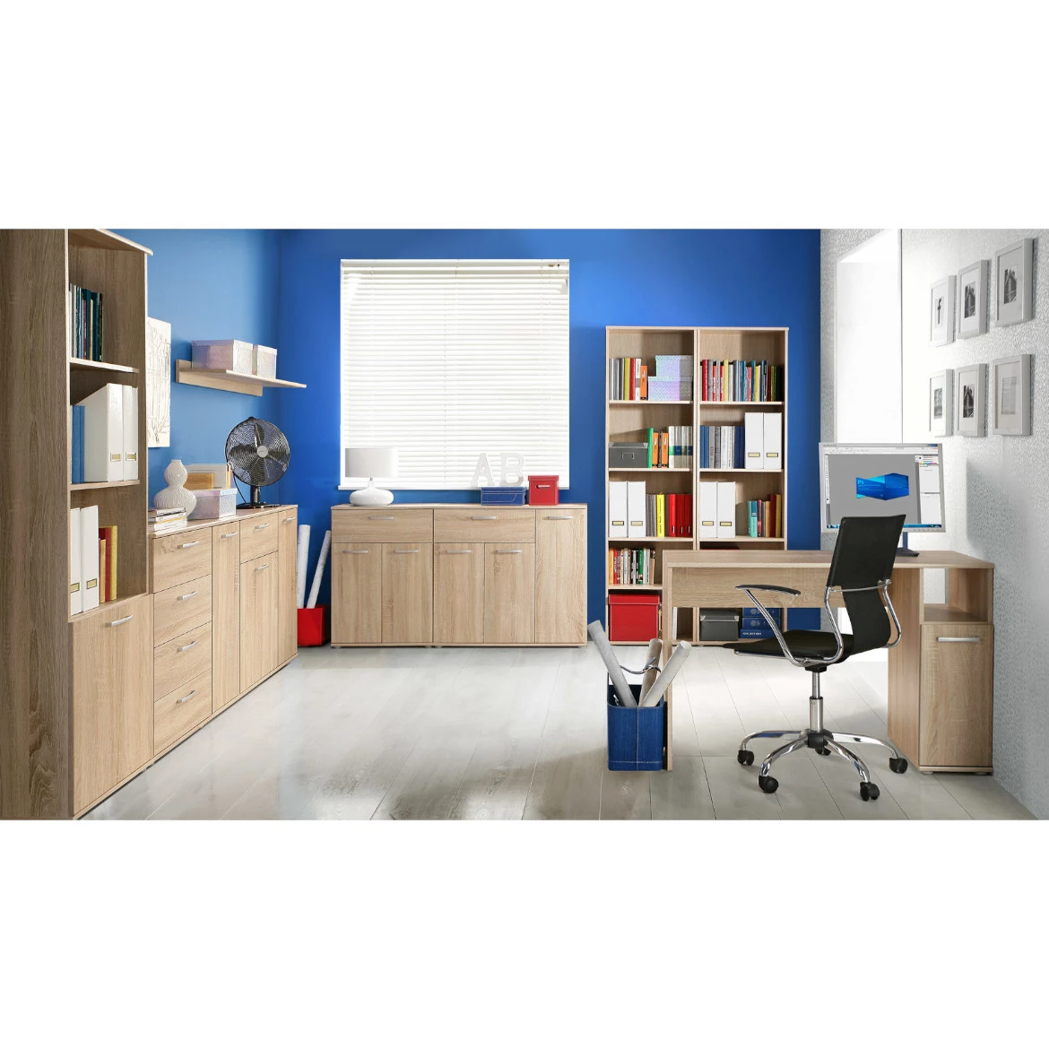 Niko komoda 4 fioke 50x29x82 cm natur (sonoma hrast)