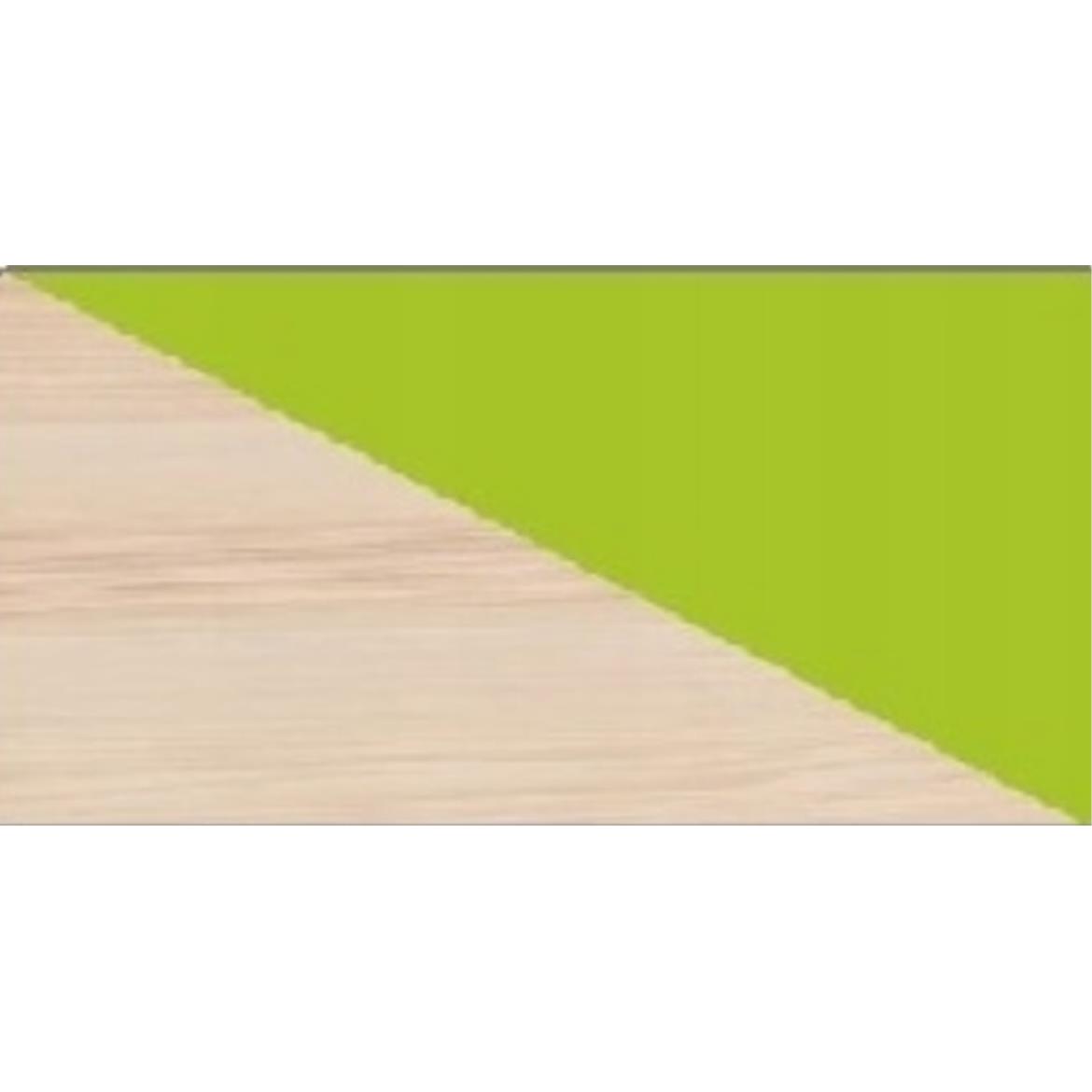 Lorento visoka komoda 80x40x144 cm jasen/zelena