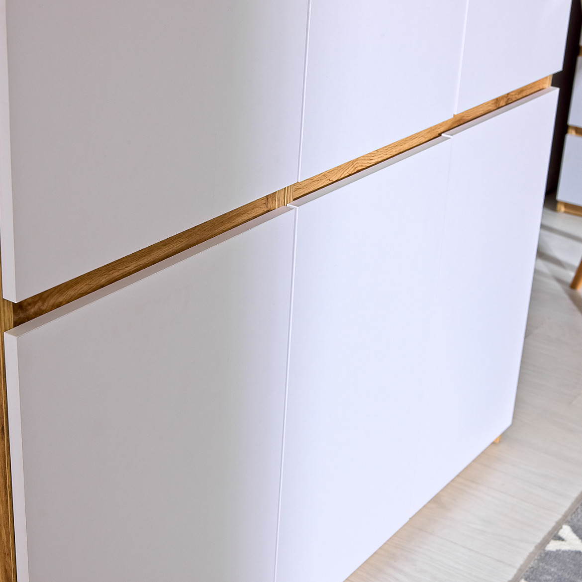 Arca polica 2 fioke+6 otvora 80x40x150,7 natur/bela