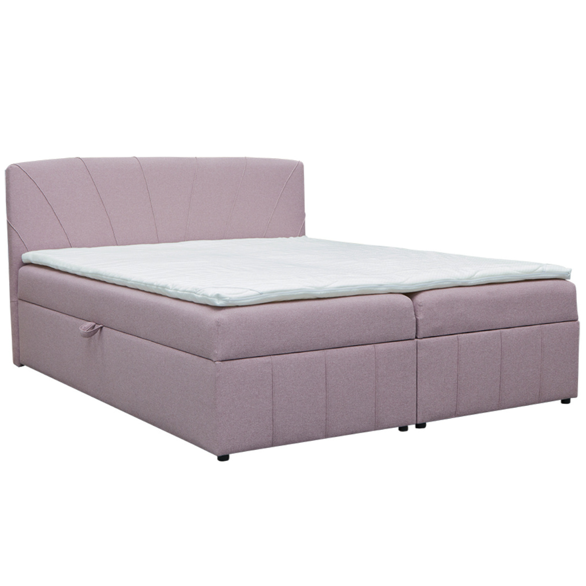 Krevet Cairo sa 2 prostora za odlaganje 165x211x92 roze