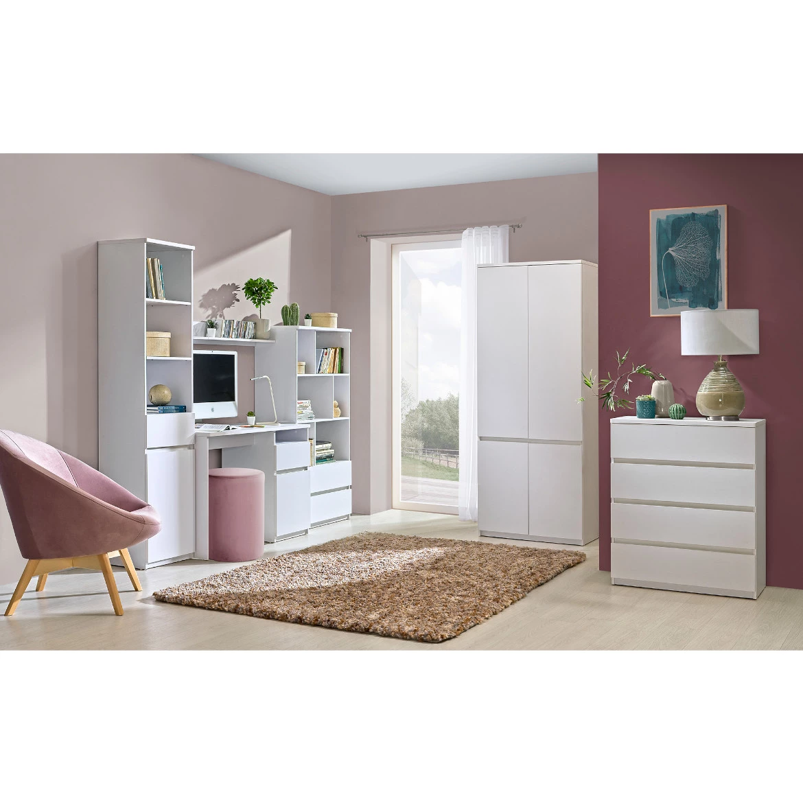 Ormar Arca 2 vrata 45x52x195,2 bela