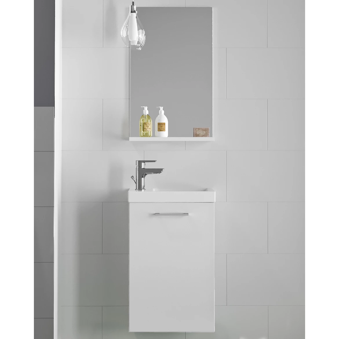 31CE LARA BAZA ZA UMIVAONIK + UMIVAONIK 40X22X72 CM BELA