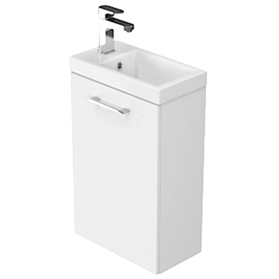 31CE LARA BAZA ZA UMIVAONIK + UMIVAONIK 40X22X72 CM BELA
