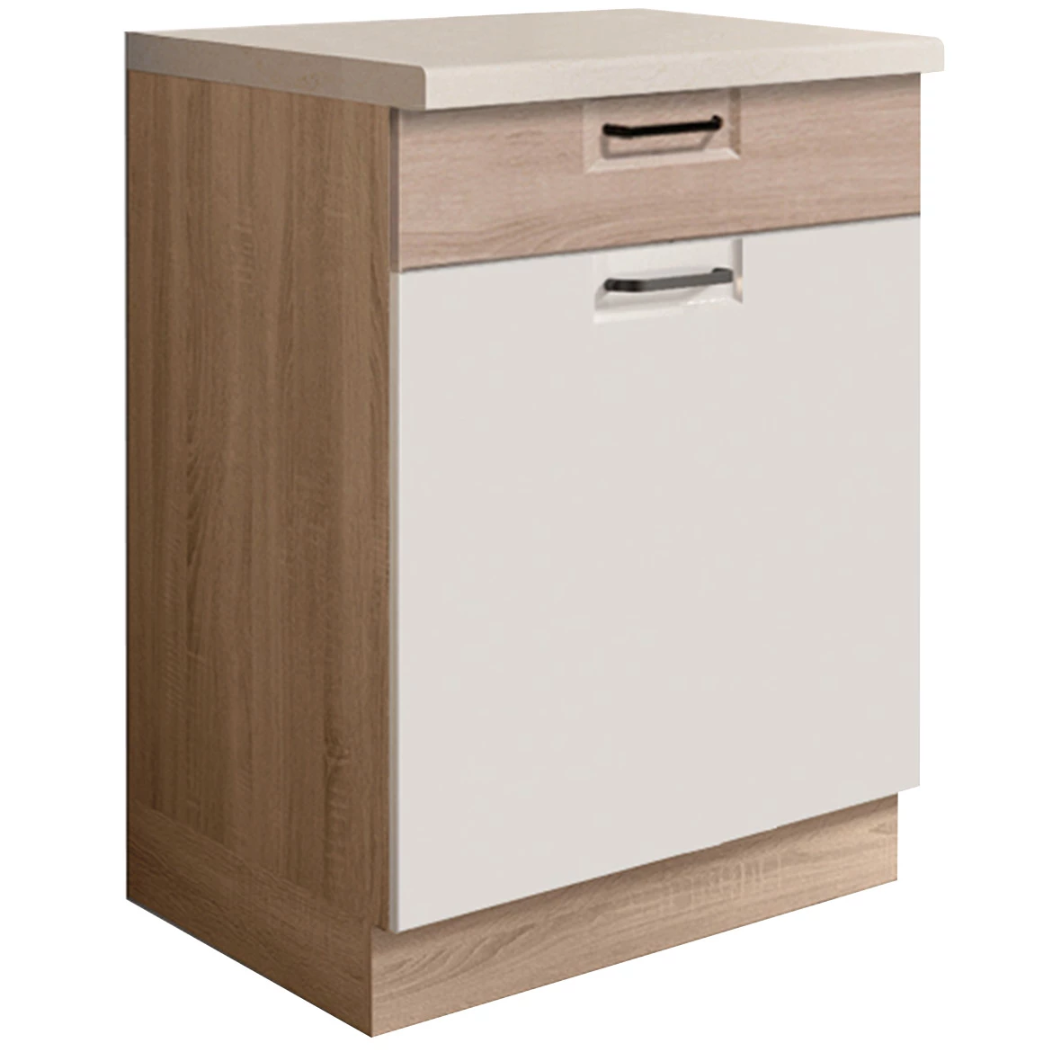 Kuhinjski element Favorit 5D sonoma/bela