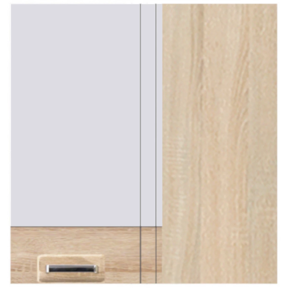 Kuhinjski element Premio 44G bela sjaj/sonoma