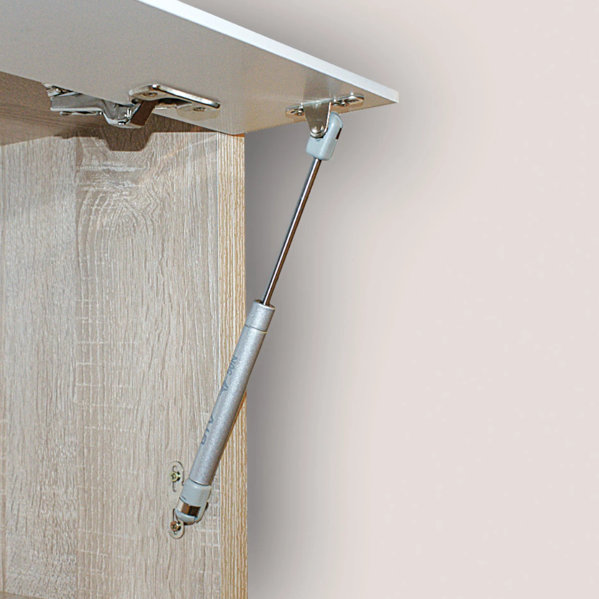 Kuhinjski element Premio 44G bela sjaj/sonoma