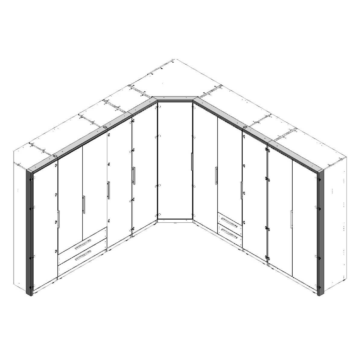 Bocni okvir Cadixo 66,6x10x3,8 sonoma