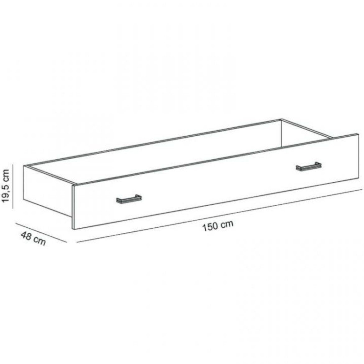 Antica fioka 150x48x19,5 zlatni hrast