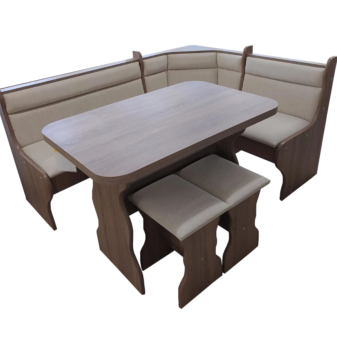 Set sto i stolice Mercury ugaoni sivi hrast