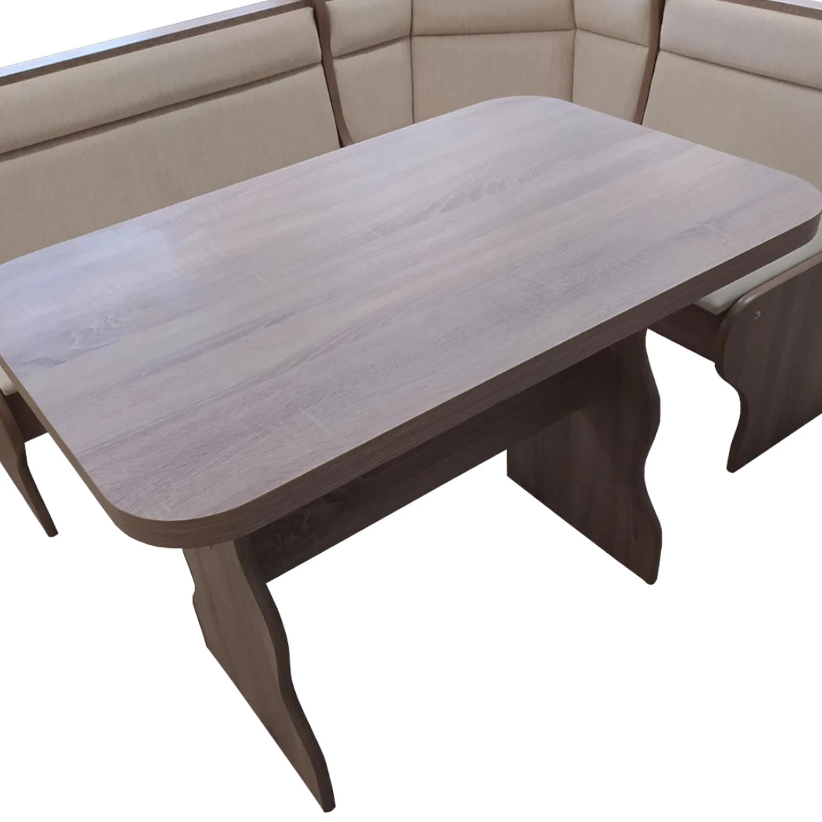 Set sto i stolice Mercury ugaoni sivi hrast