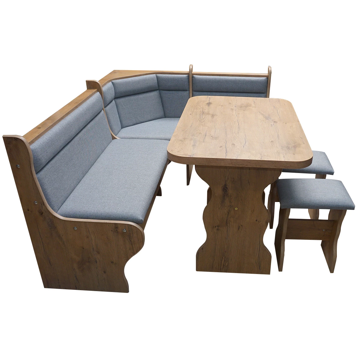 Set sto i stolice Mercury ugaoni svetli hrast