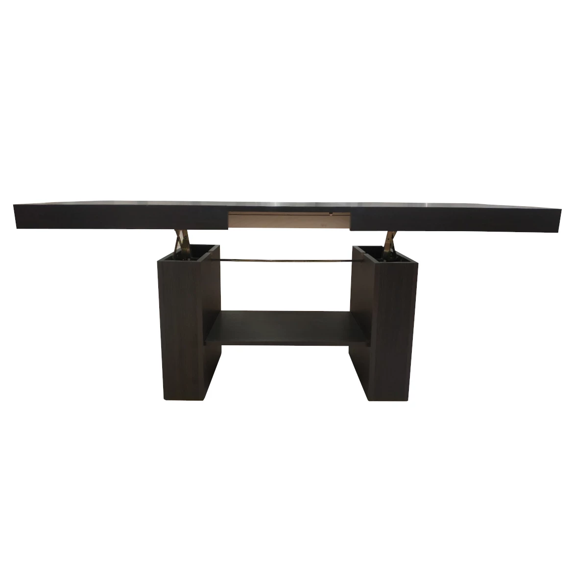 Klub sto Atena 1 polica 134(173)x67x53 cm wenge