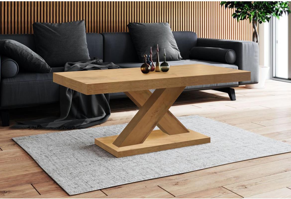 Klub sto Ksena 109x60x59 cm natur