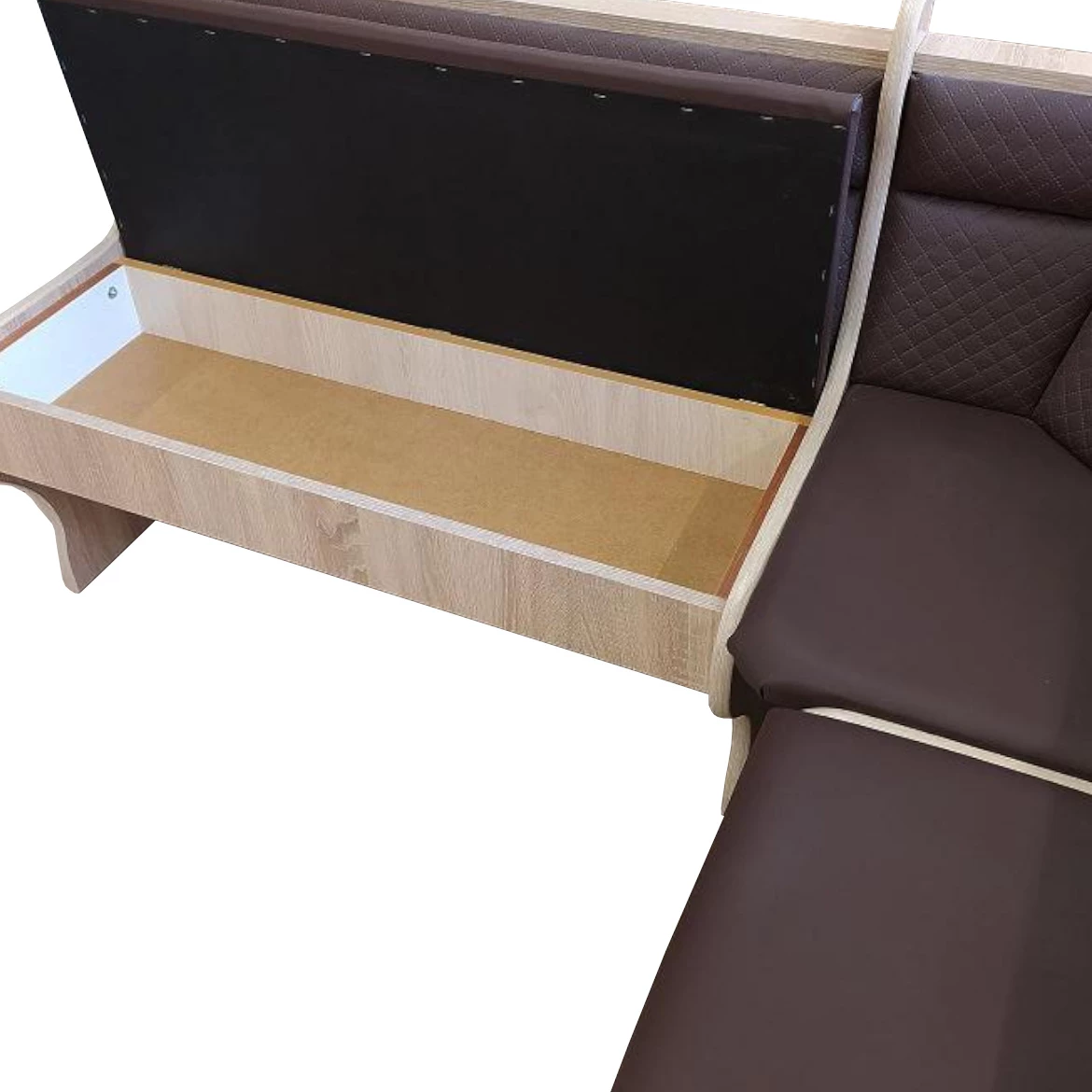 Set sto i stolice Mercury ugaoni sonoma/tamno sivi