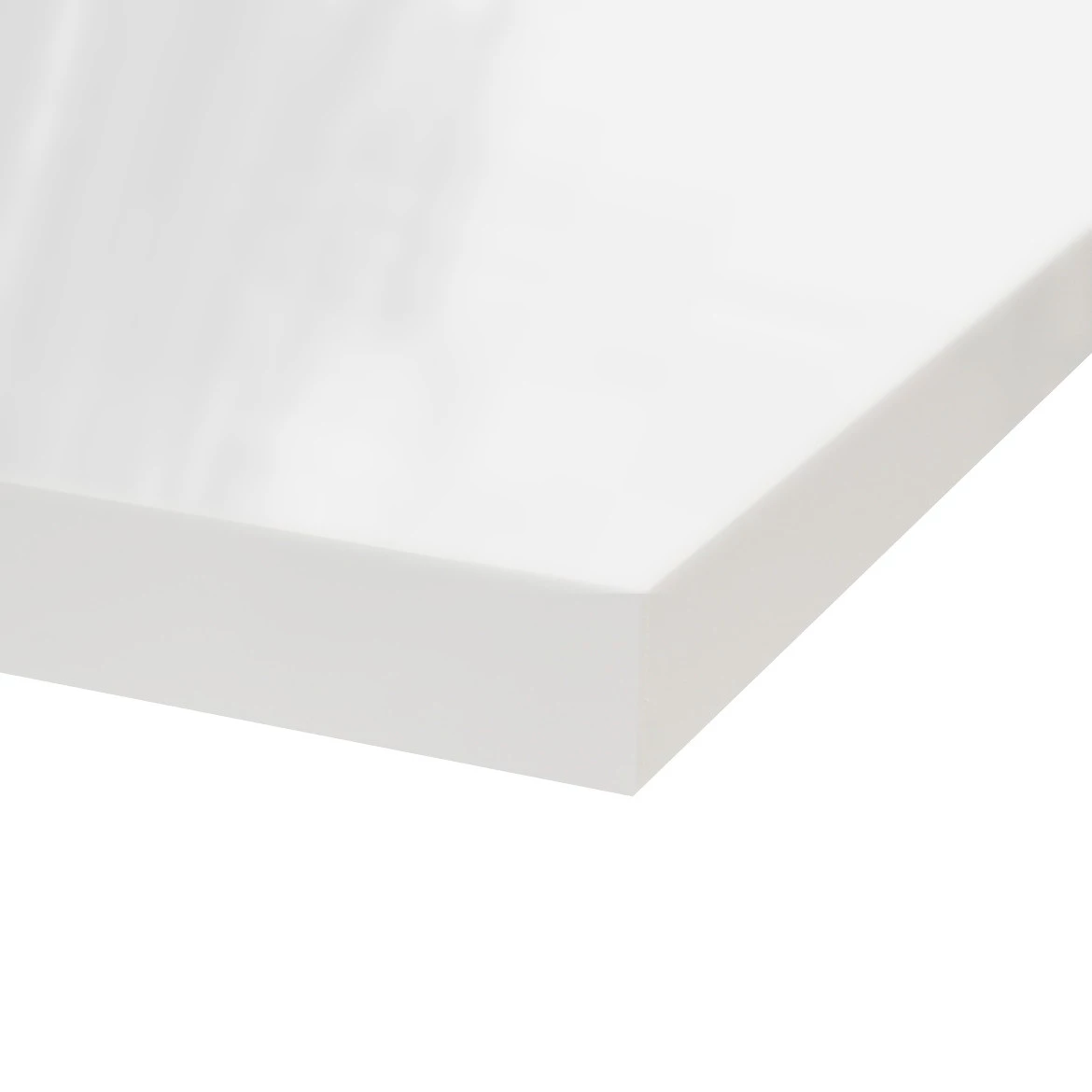 Klub sto Ksena 109x60x59 cm crni/beli visoki sjaj