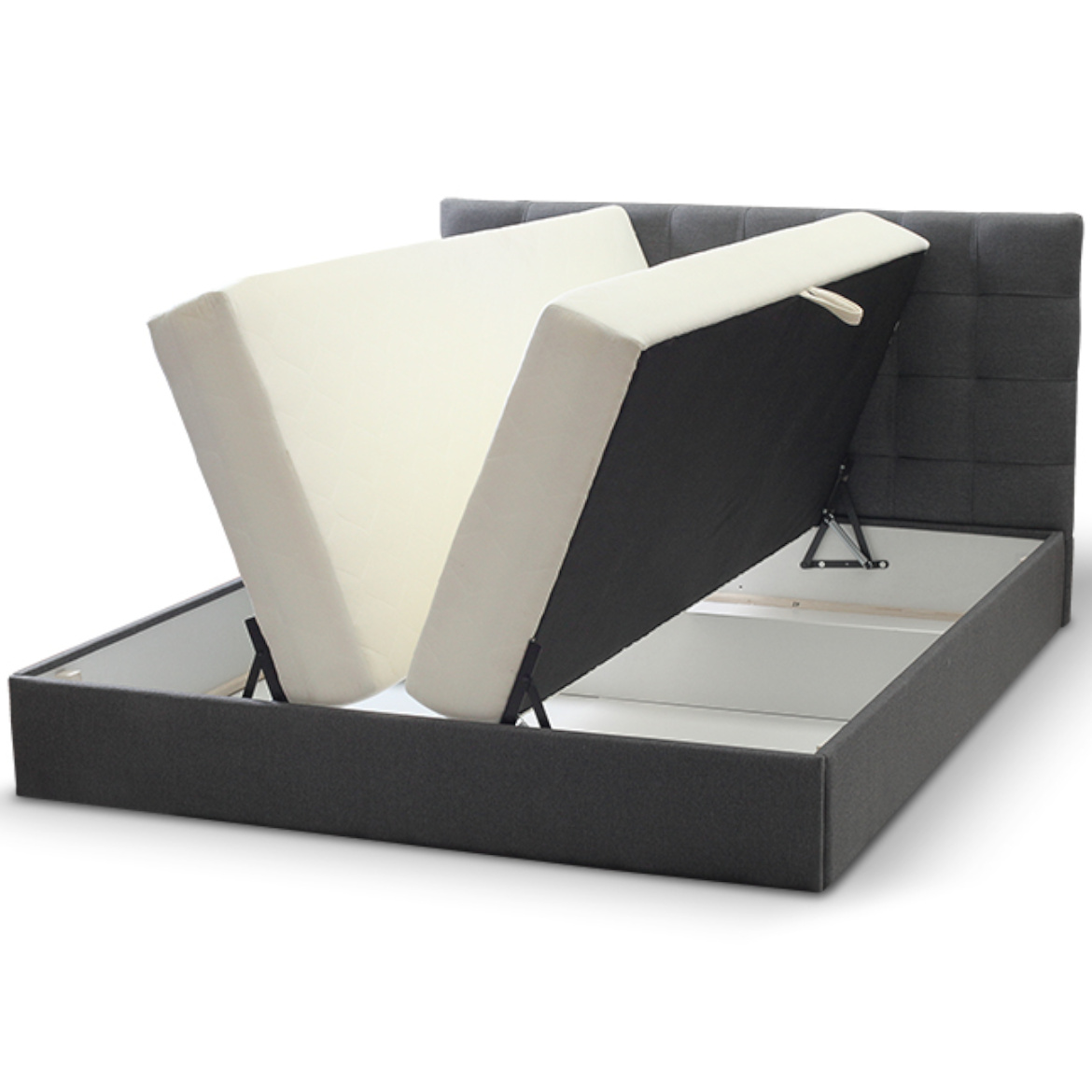 Krevet Bravo sa 2 prostora za odlaganje165x212x101 cm bež