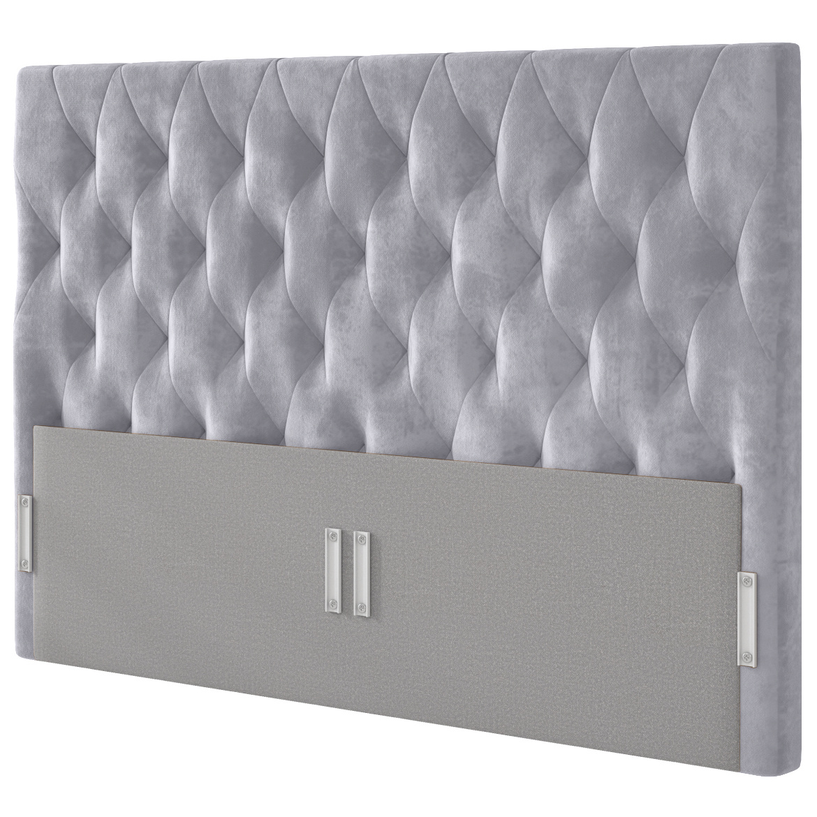 Calipso krevet s 2 spremnika 180x206x110 cm, sivi
