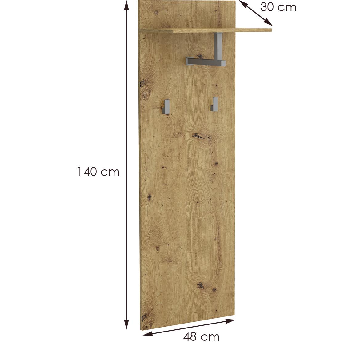 Justus civiluk 48x30x140 cm natur