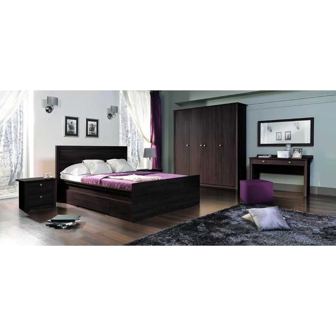 Finesse nocni ormaric 2 wenge fioke