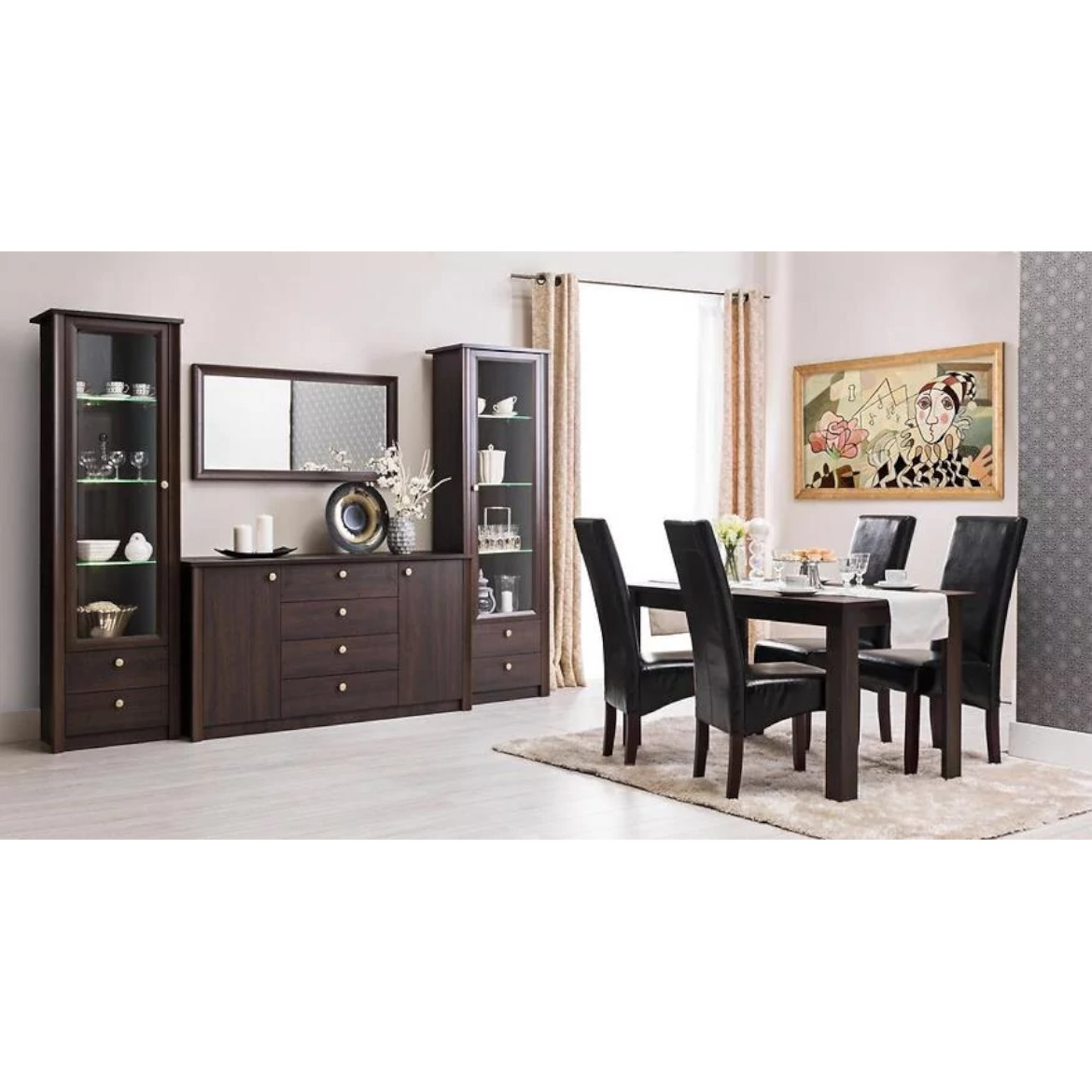 Finesse komoda 5 fioka 80x54x105 wenge