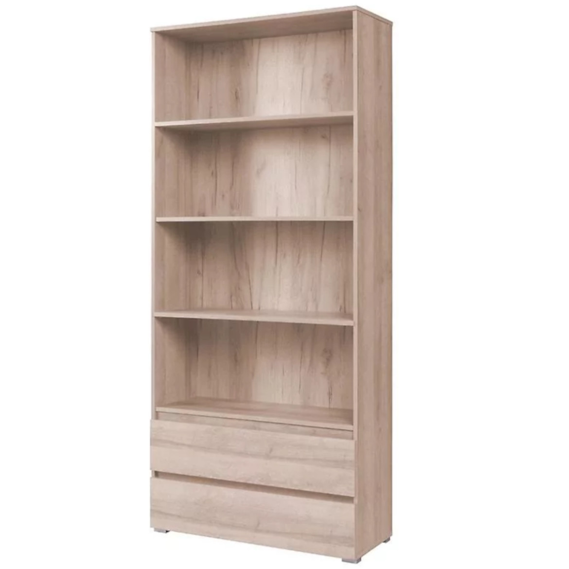 Cosmo polica 2 fioke + 4 otvora 92x34x204 natur (sonoma hrast)