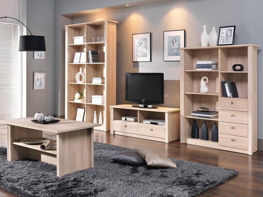 Finesse komoda 4 fioke 80x54x86  natur