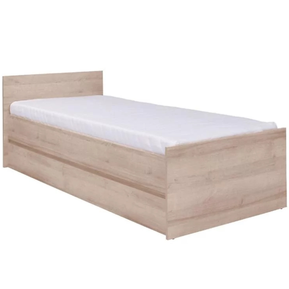 Cosmo krevet sa podnicom 90x203x70,5 natur (sonoma hrast)
