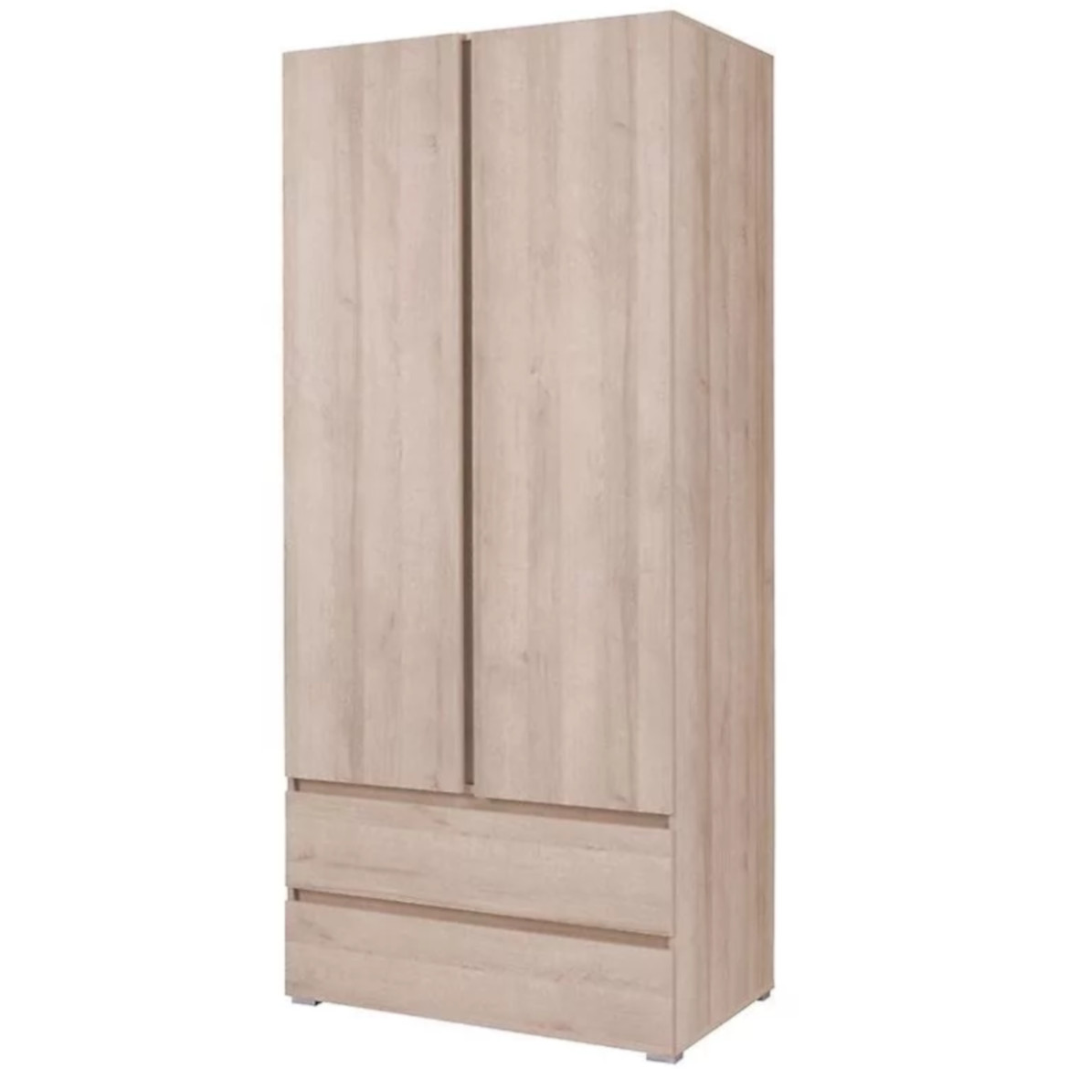 Cosmo ormar2 vrata+2 fioke 92x51x204 natur (sonoma hrast)