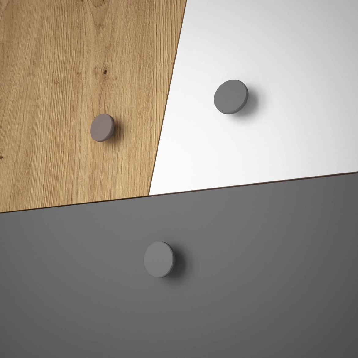 Nero polica 80x20x17 mat siva