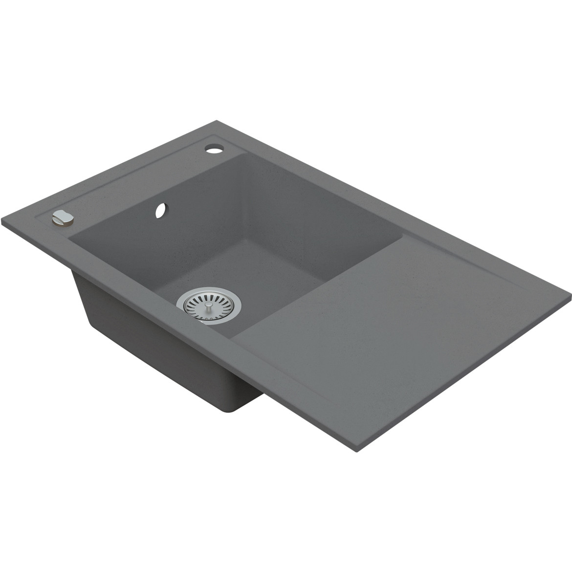 Aqua Mercado Mercury 78x48 sudoper granit sivi