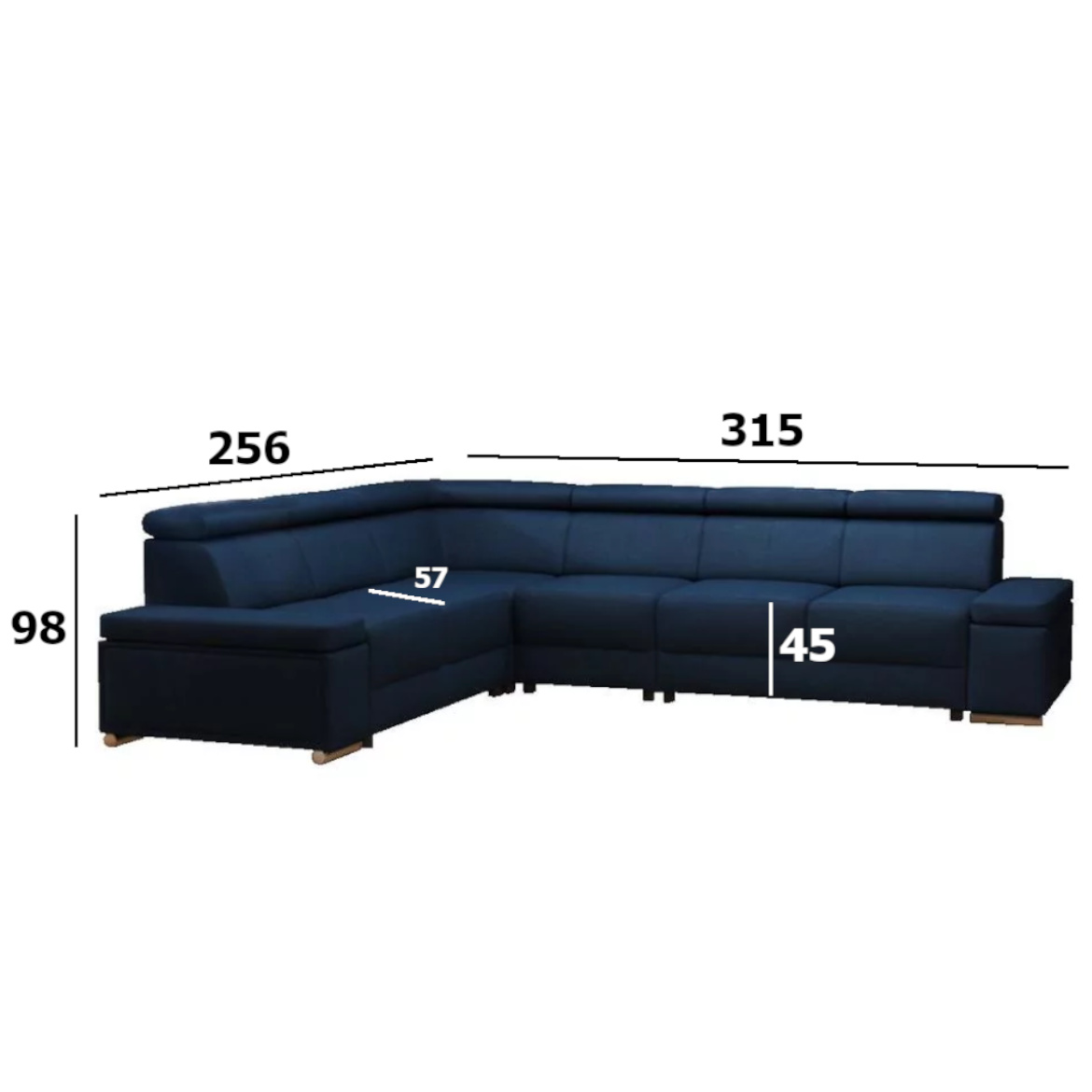 Kutna sofa na razvlacenje Ester Kronos 09 univerzalna