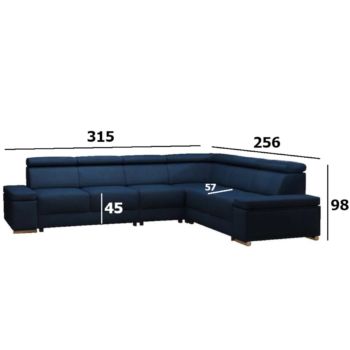 Kutna sofa na razvlacenje Ester Kronos 09 univerzalna