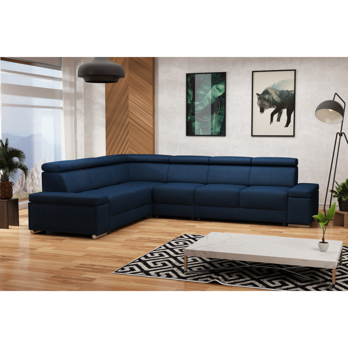 Kutna sofa na razvlacenje Ester Kronos 09 univerzalna