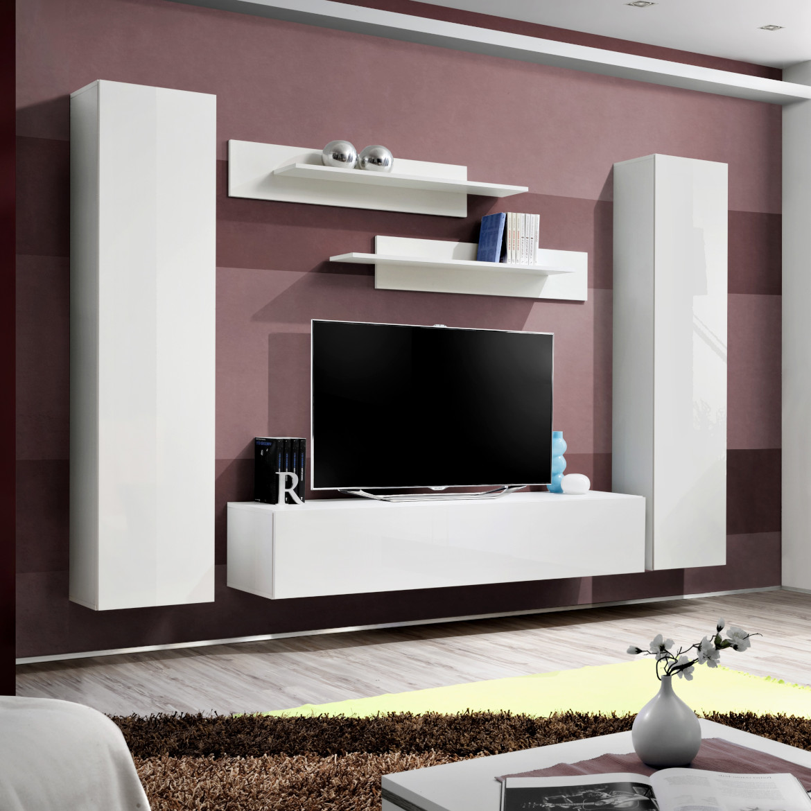 Regal  Fly A1 240x40x170 cm bela