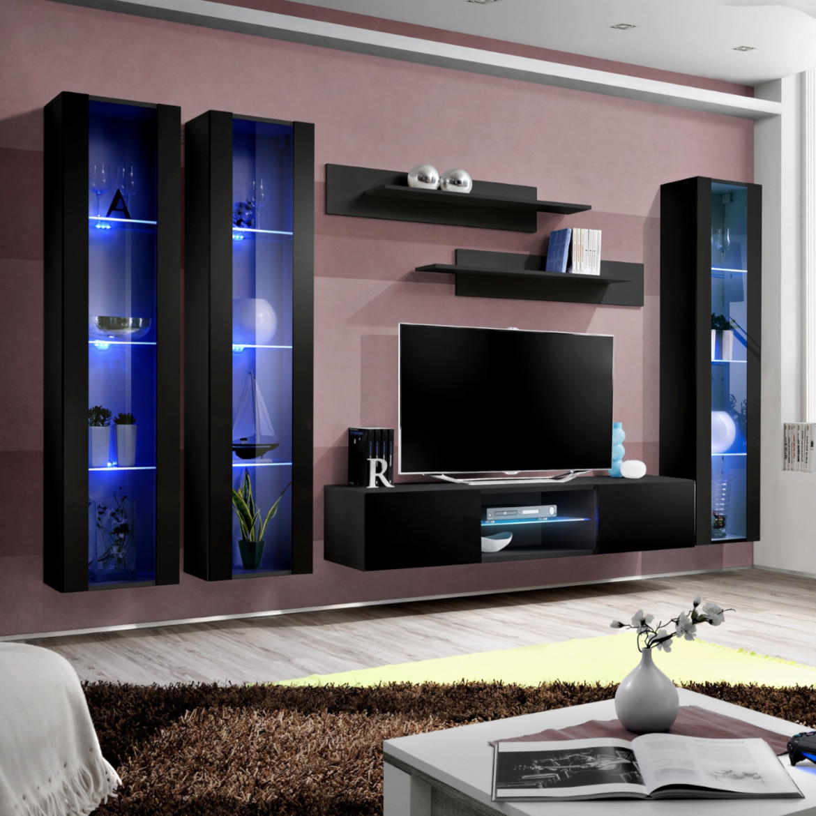 Regal  Fly P2 280x40x170 cm crna