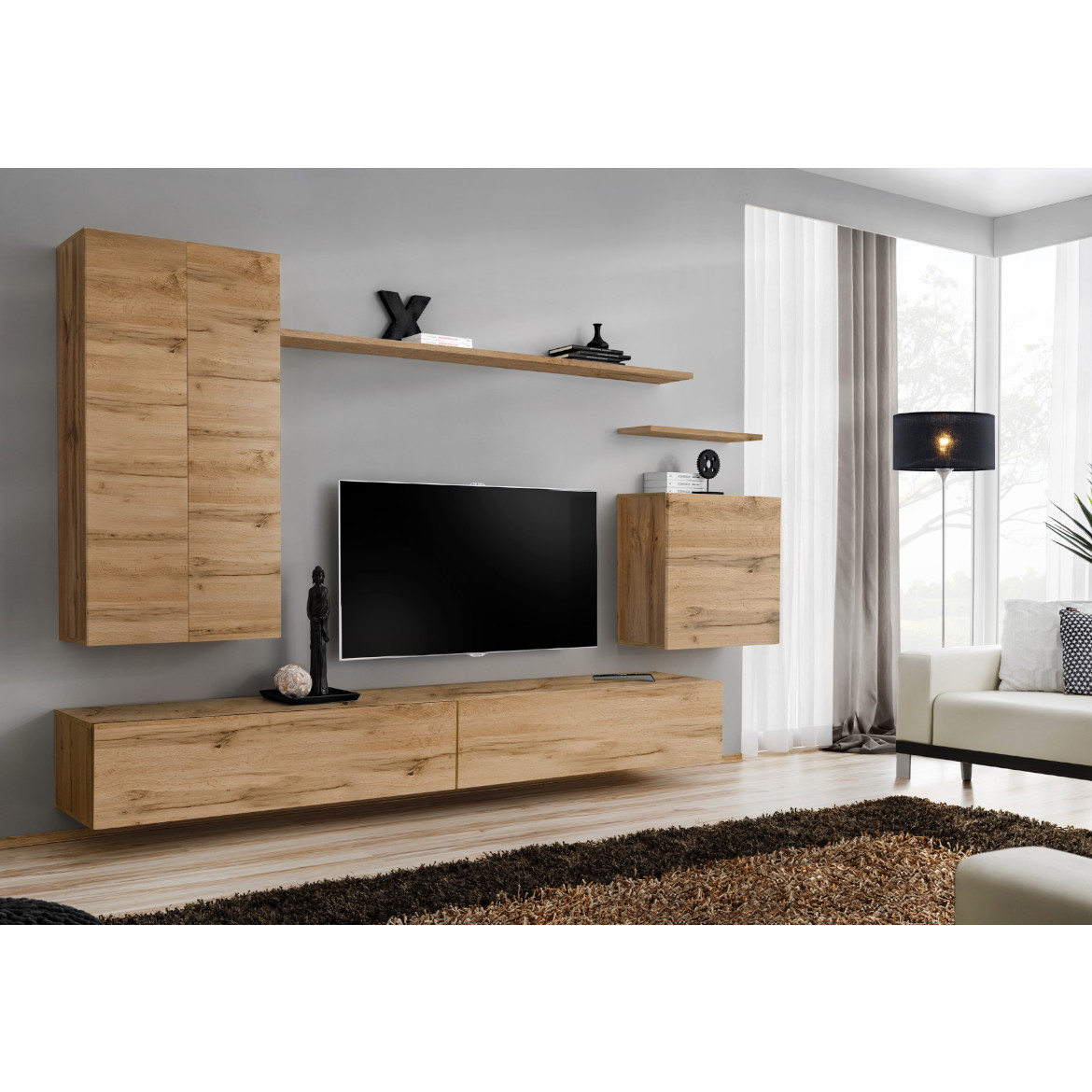 Regal  Switch II 270x40x160 cm natur