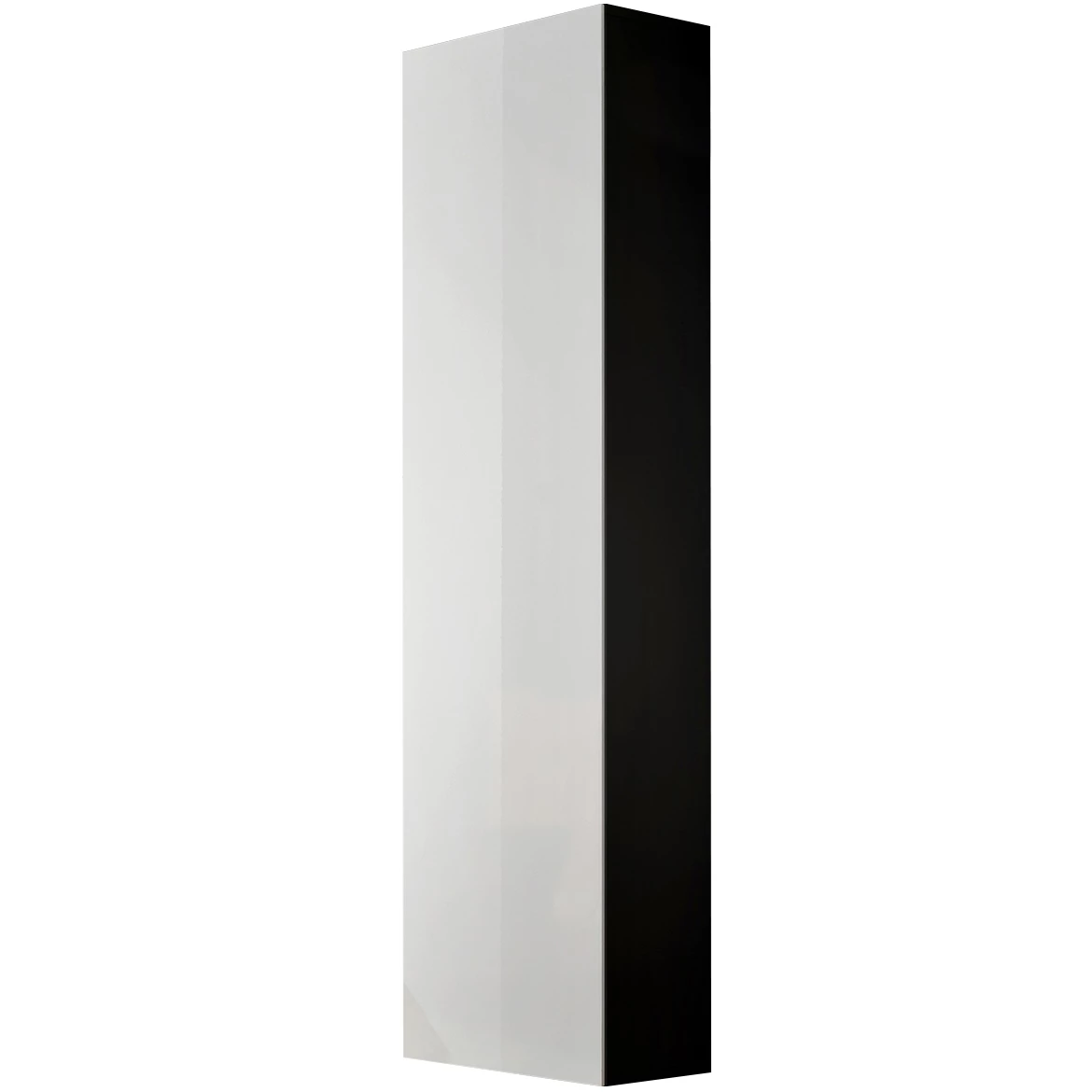 Vitrina Fly 1 vrata 40x29x170 bela/crna