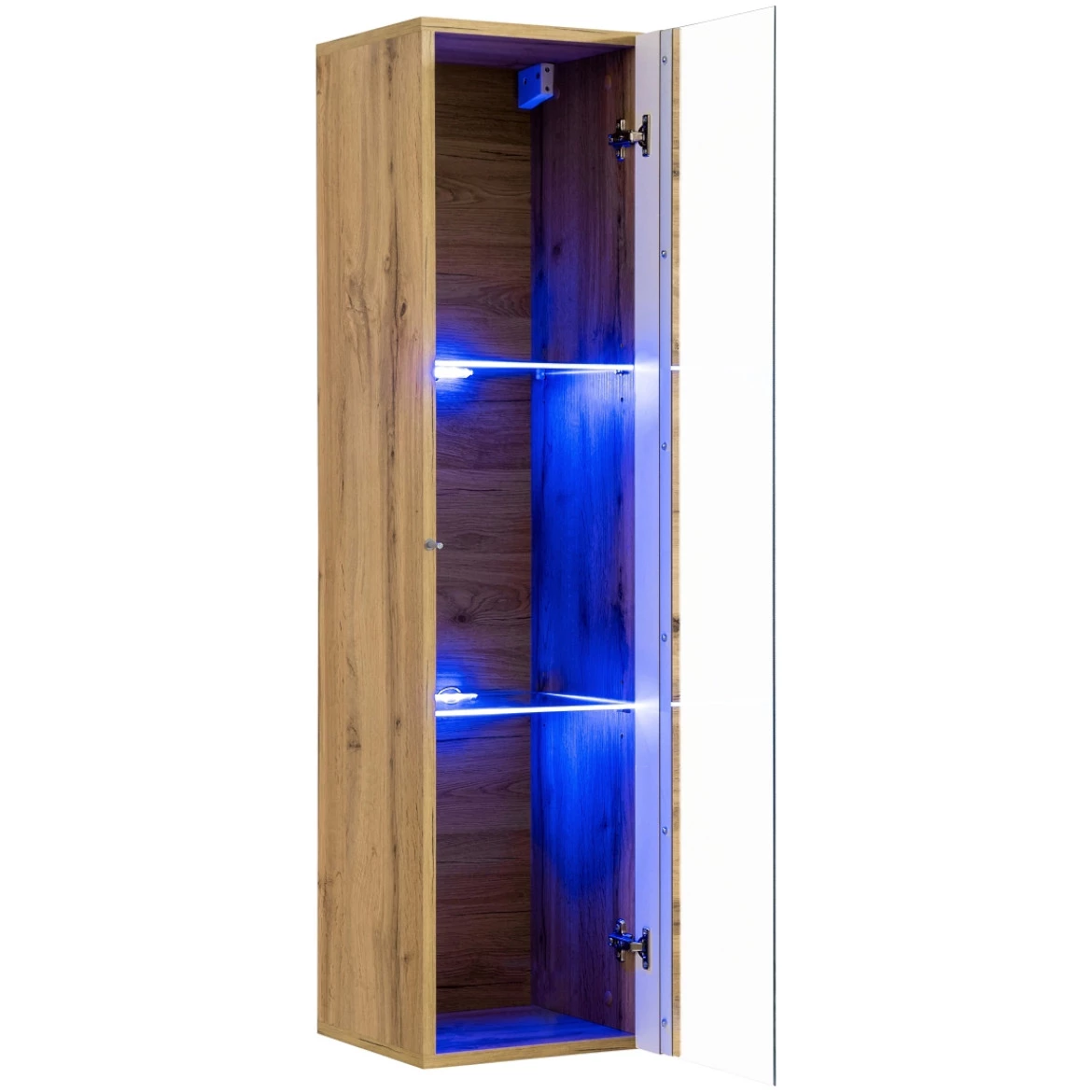 Vitrina Switch 1 vrata+LED 30x30x120 cm natur