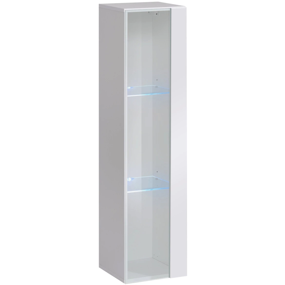 Vitrina Switch 1 vrata+LED 30x30x120 cm bela