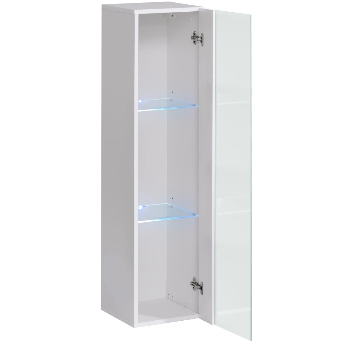 Vitrina Switch 1 vrata+LED 30x30x120 cm bela