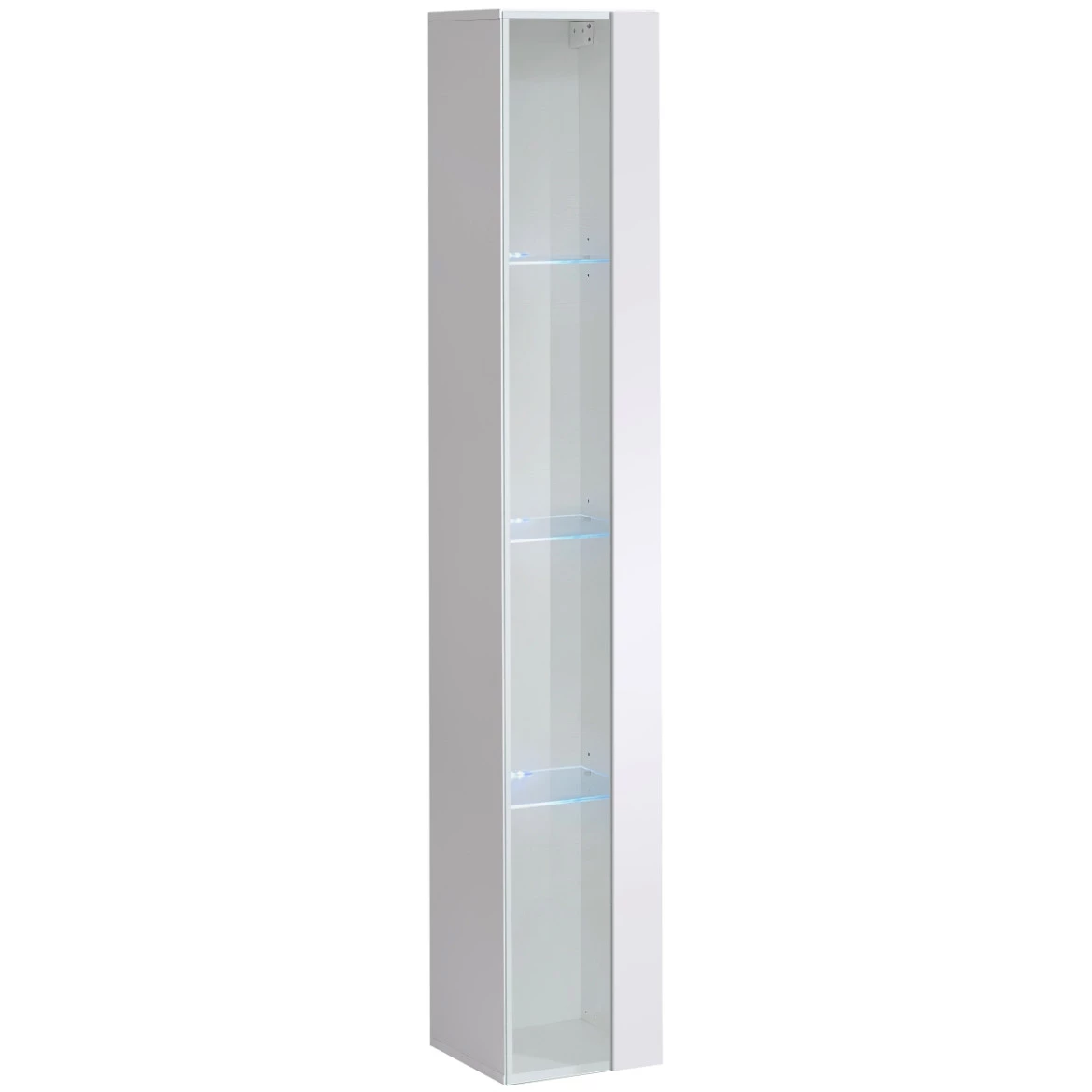 Vitrina Switch 1 vrata+LED 30x30x180 cm bela
