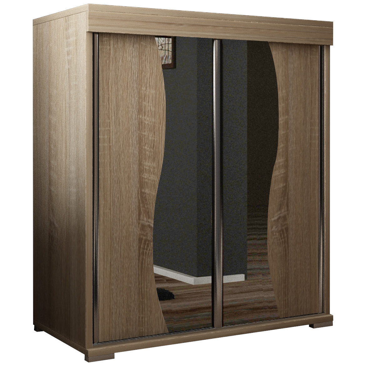 Komoda Tablet 2 vrata T2 80x45x94 cm natur