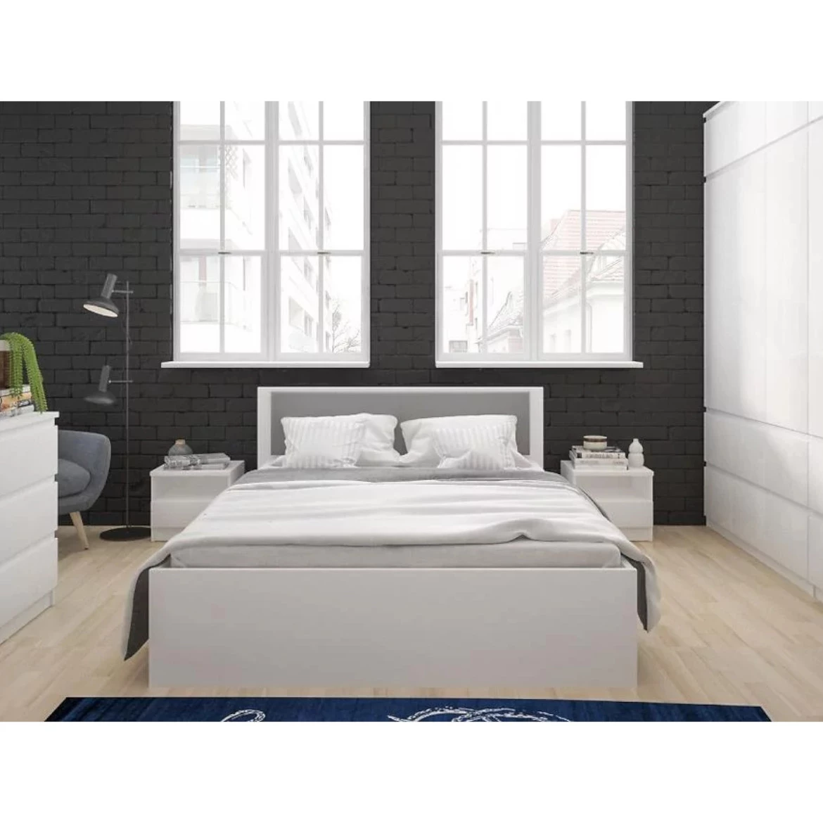 Krevet Boston Z11 160cm alpska bela