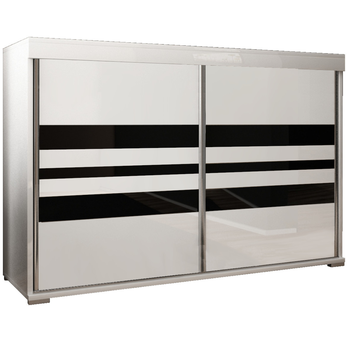Komoda Tablet 2 vrata T6 120x45x94 cm bela
