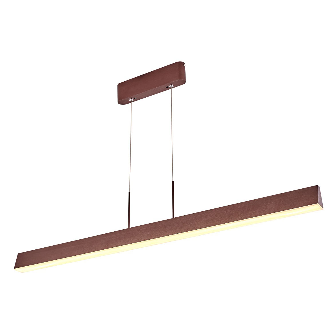 Viseca lampa Coconut LED 100x150cm braon