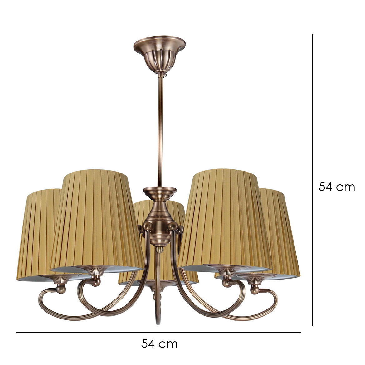 Viseca lampa Mozart 5 54x54cm