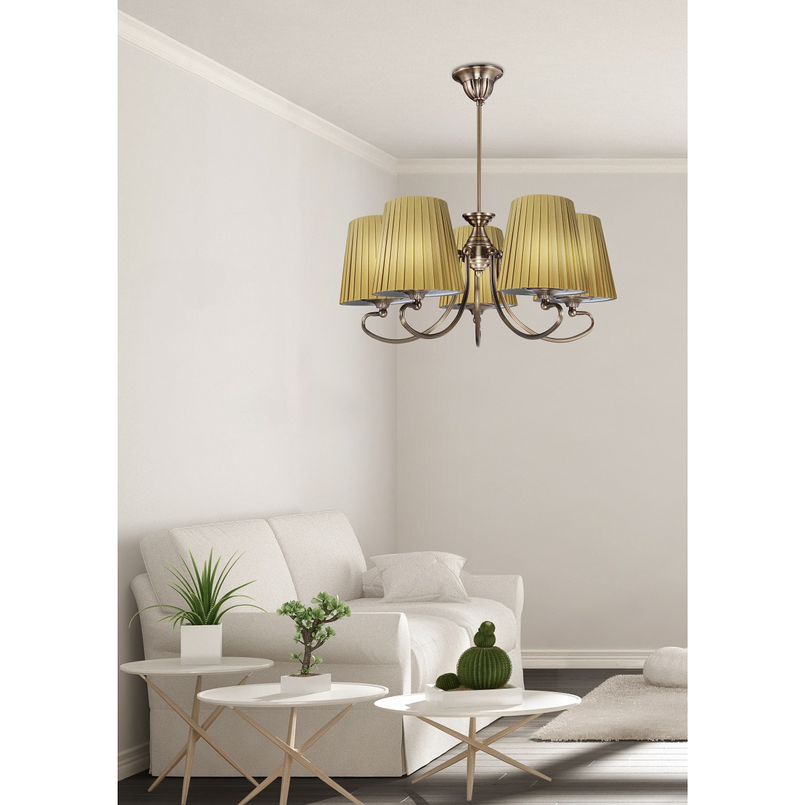 Viseca lampa Mozart 5 54x54cm
