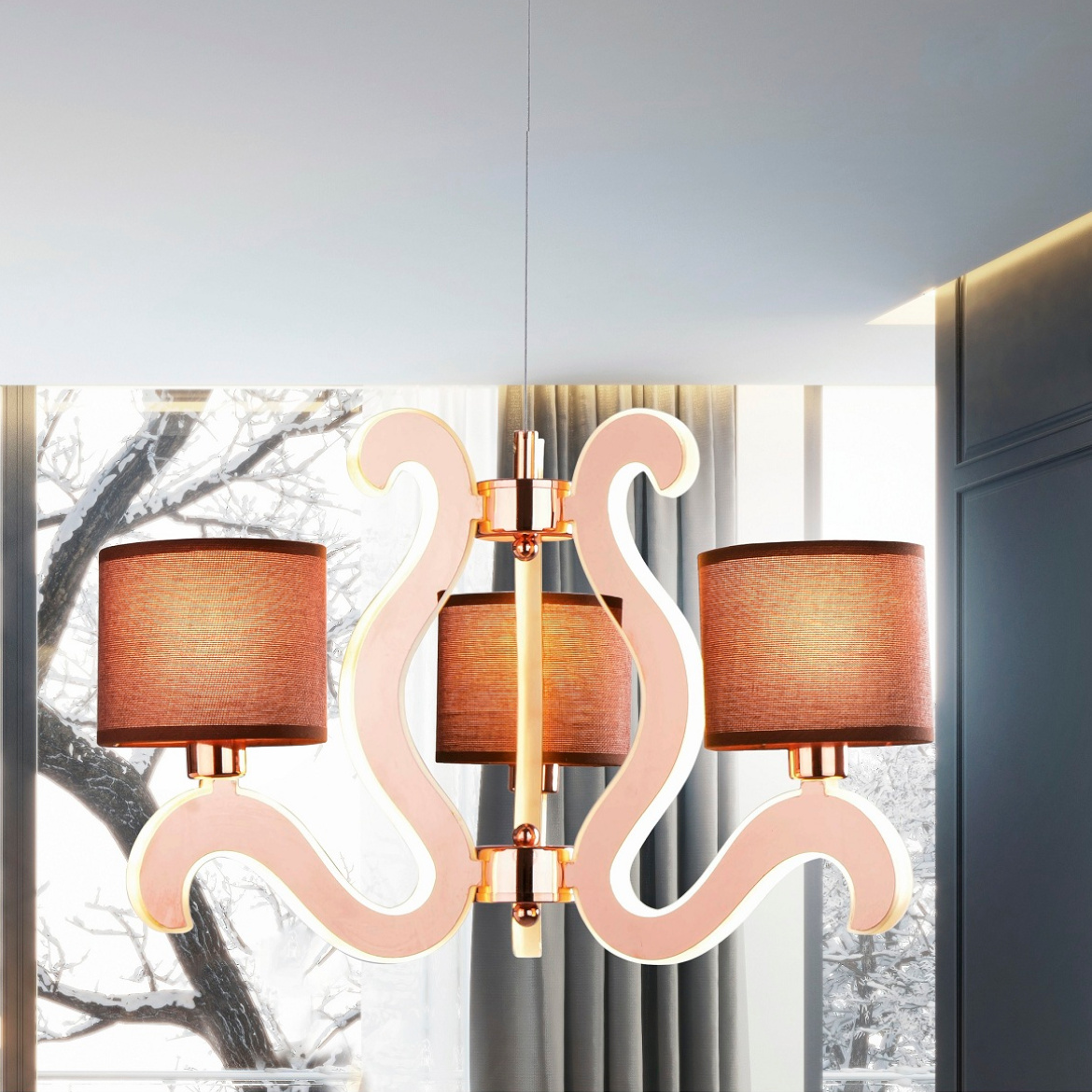Viseca lampa Ambrosia 3 48x180cm