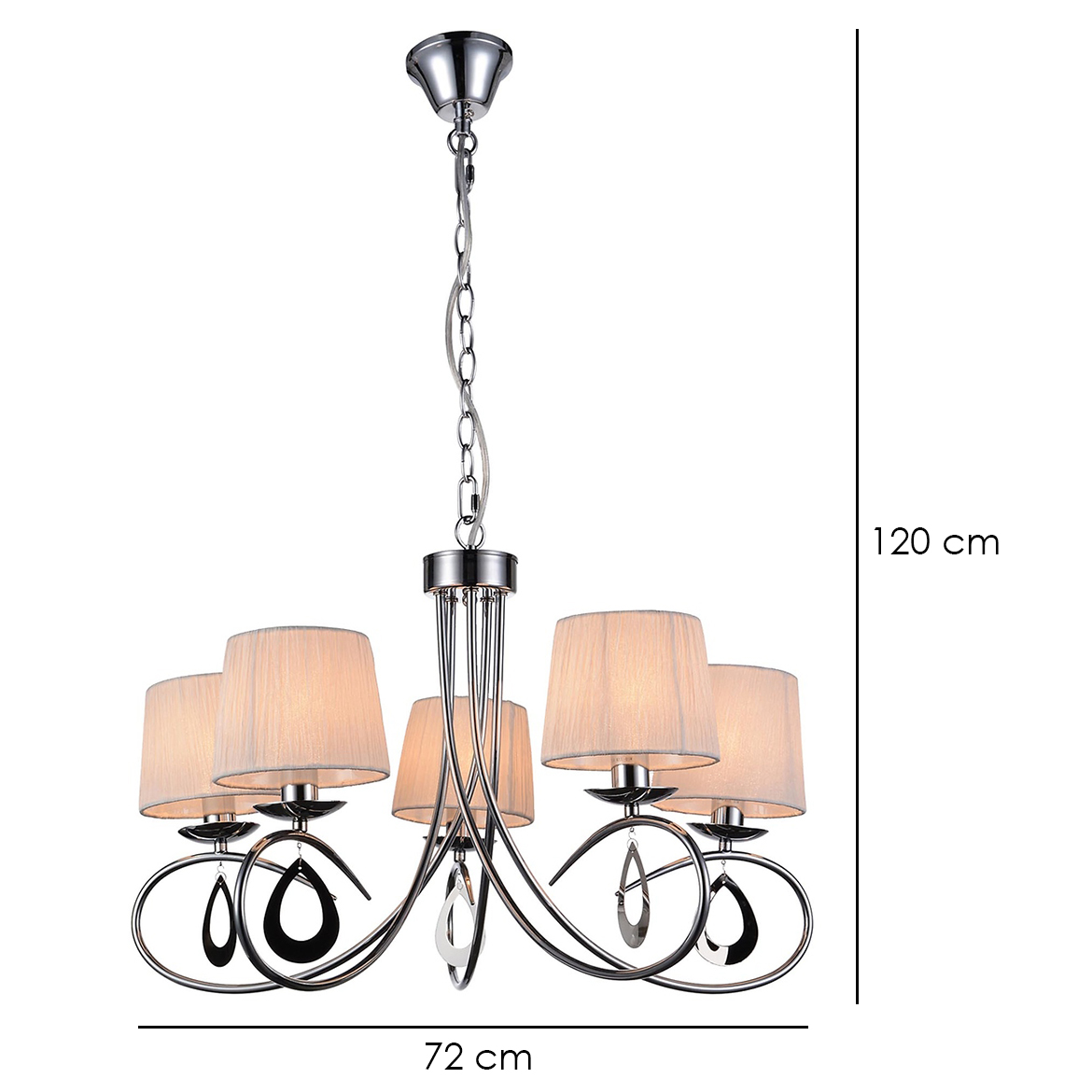 Viseca lampa Arnika 5 72x120cm