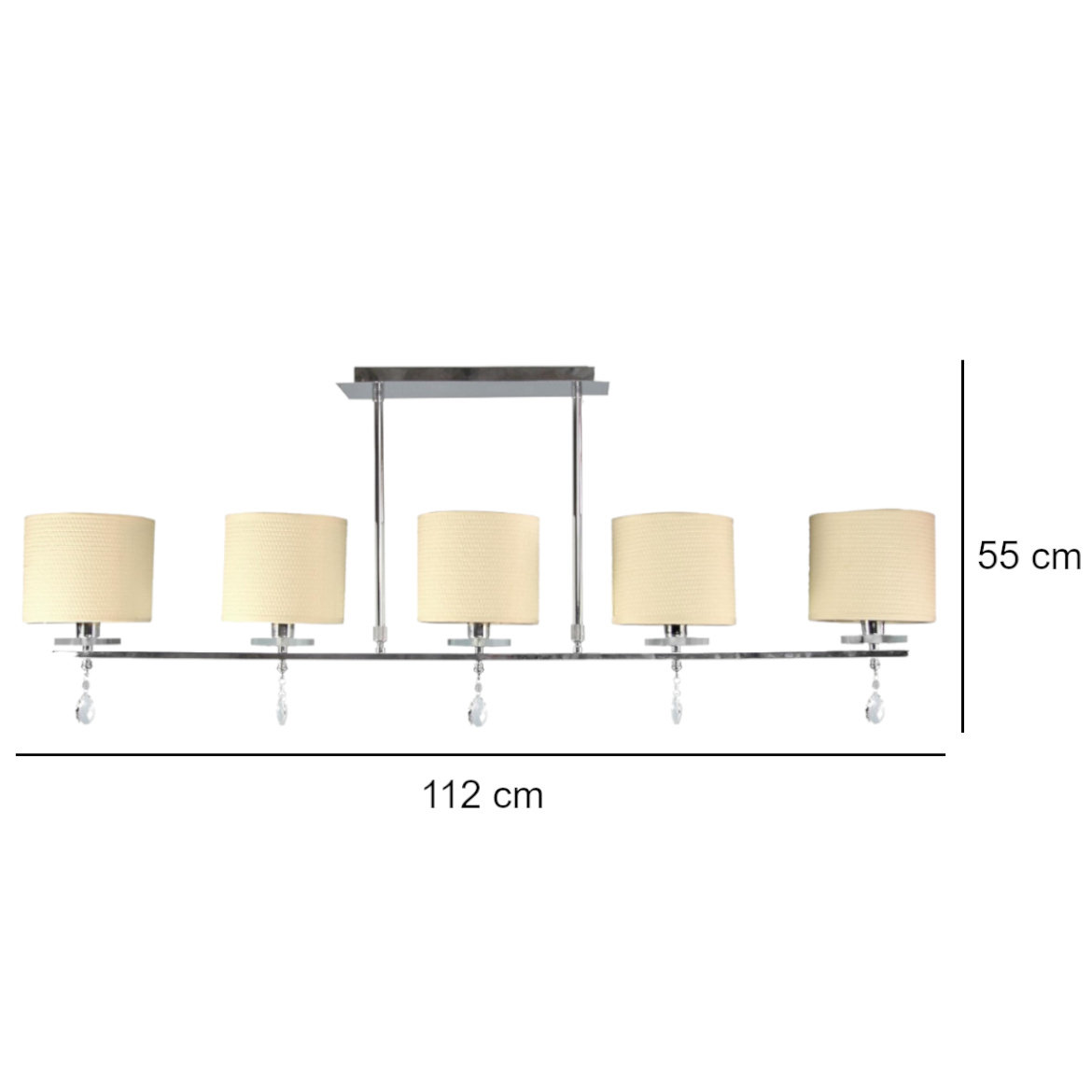 Viseca lampa Esthera 5 55x112cm